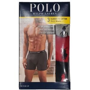 Polo Ralph Lauren 3-Pack Boxer Briefs~Men's LRG~ASSORTED